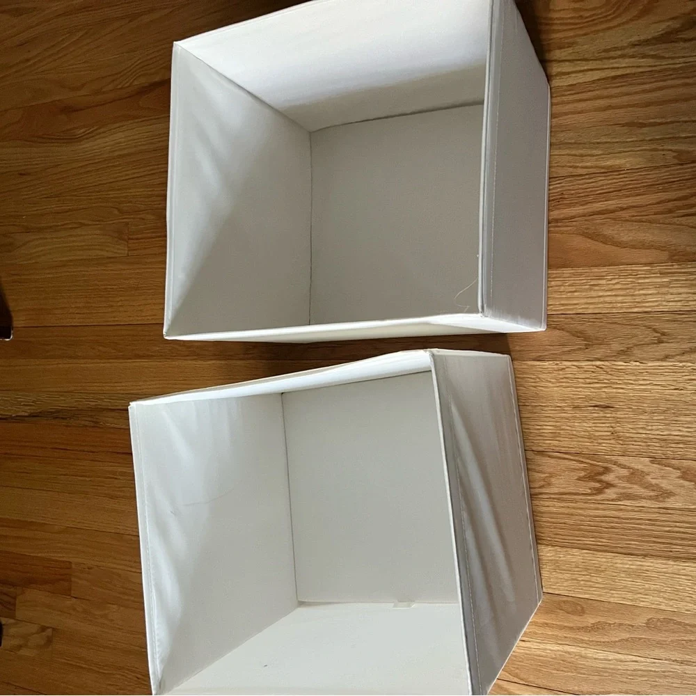 IKEA White Fabric Storage Solution x 2